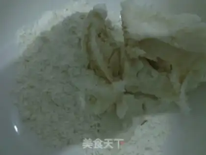 Make Fresh meat mooncake step 2