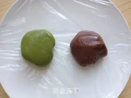 Make Red bean sapphire mooncake step 8