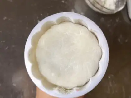 Make Red bean sapphire mooncake step 12