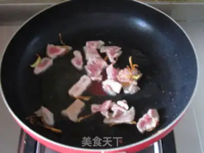 Make Autumn fried meat step 4