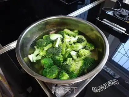 Make Clear the broccoli step 3