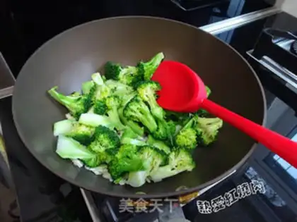 Make Clear the broccoli step 5