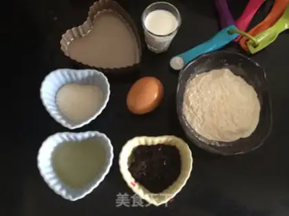 Make Heart-shaped blueberry cake step 0