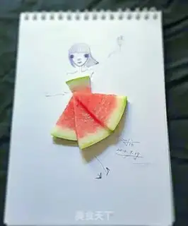 Make Watermelon Girls step 2