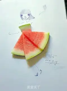 Make Watermelon Girls step 3