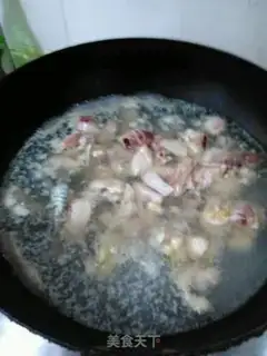 Make Chicken stew mushrooms step 1