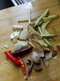 Make Chicken stew mushrooms step 2