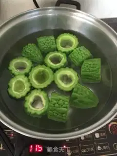 Make Bitter melon step 1