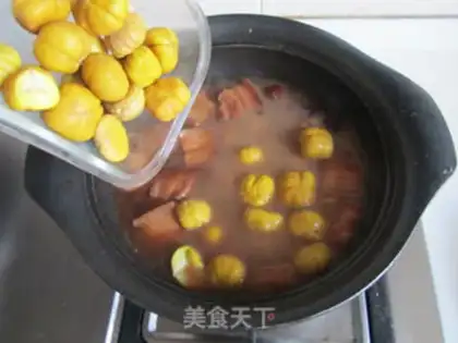 Make Chestnut red meat step 7