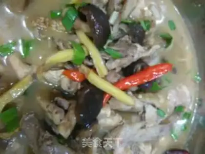 Make Chicken stew mushrooms step 9