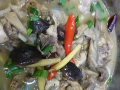 Make Chicken stew mushrooms step 10