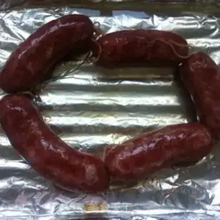 Make Homemade garlic sausage step 10