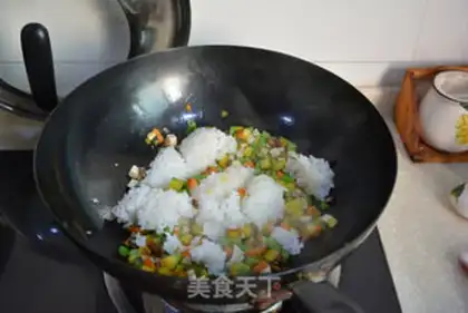 Make Shrimp rice step 5