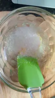 Make Coco pineapple puff step 1