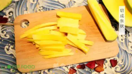Make Precious mangoes step 1