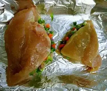 Make Lemon roasted chicken chest step 3
