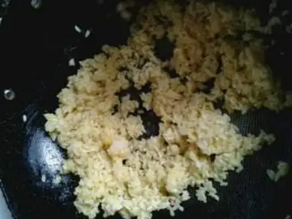 Make Lazy-ass fried rice step 2