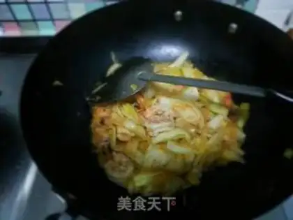 Make Shrimp in red oil step 7
