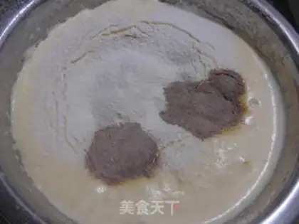 Make Coffee sponge cake step 4