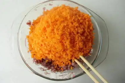 Make Carrot beef dumplings step 5