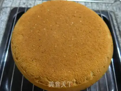 Make Coffee sponge cake step 13