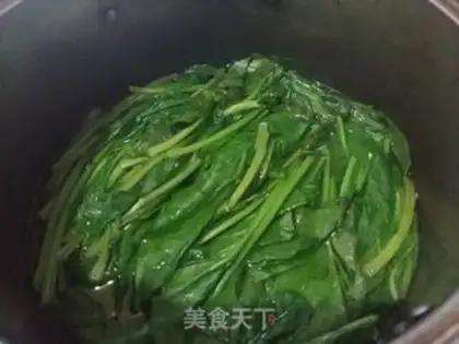 Make Homemade spinach mud step 1