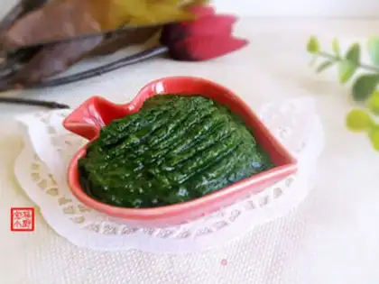 Make Homemade spinach mud step 5