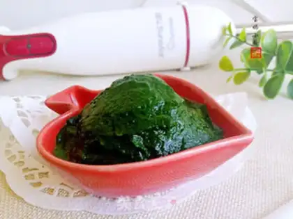 Make Homemade spinach mud step 6