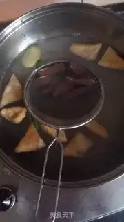 Make Duck blood fan soup step 2