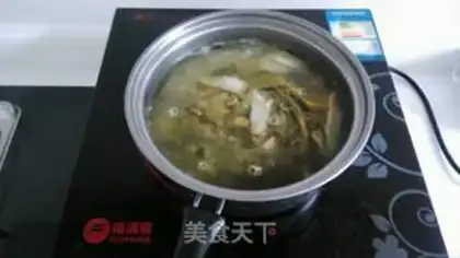 Make A sour dish fan soup step 4