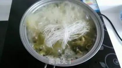 Make A sour dish fan soup step 5