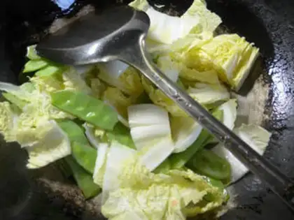 Make lentils and cabbage step 2