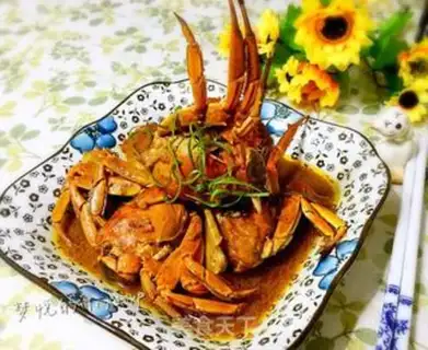 Make Crabs in the sauce step 19