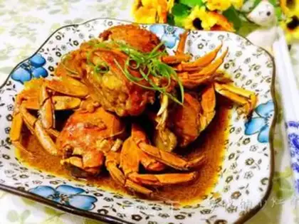 Make Crabs in the sauce step 21