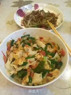 Make Tomato egg noodles step 7
