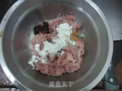 Make Squeeze meat without steaming tofu step 2