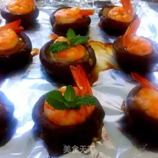 Make Baking mushroom shrimp step 4