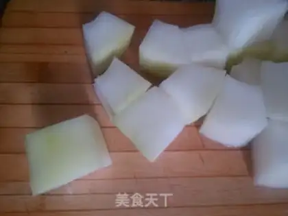 Make Red-hot melons step 1