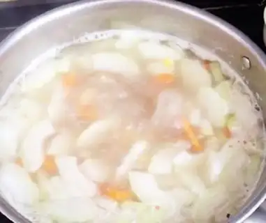 Make Corn steak soup step 3