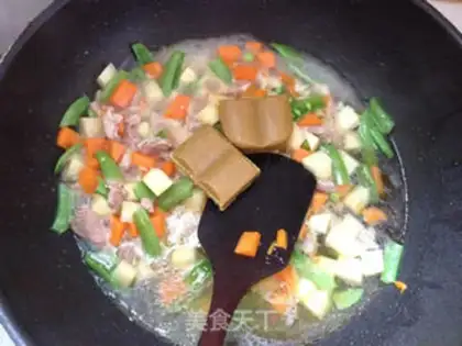 Make Curry rice step 6