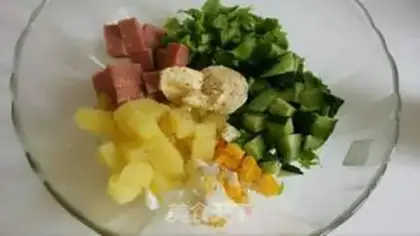 Make Black pepper potato egg salad step 3
