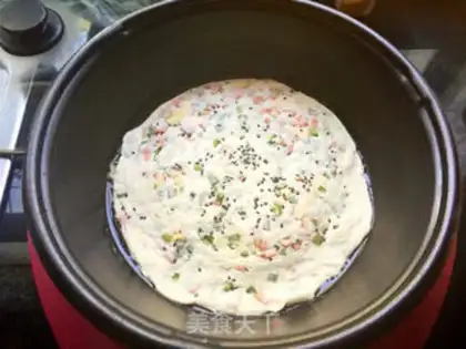 Make Cheese ham onion pancakes step 21
