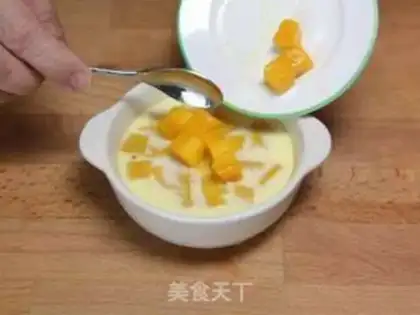 Make A milk mango egg step 5