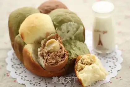Make Three-colour bread step 12