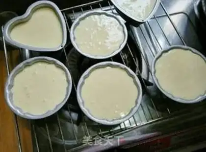 Make Four-inch heart cake step 12