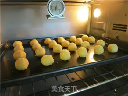 Make Egg yolk ball step 12