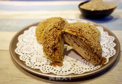 Make Sesame sauce pancakes step 12