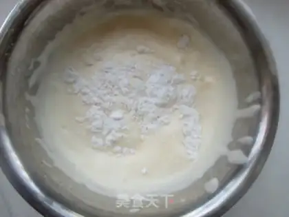 Make Black sesame cake step 3