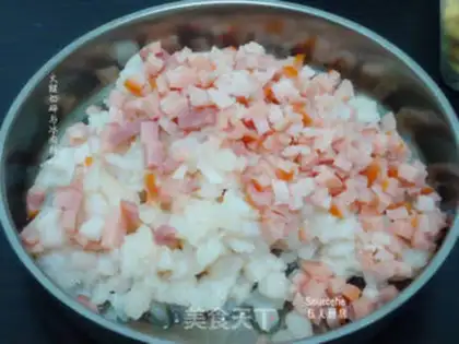 Make A wide-range ham taco step 2