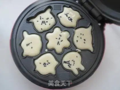 Make Black sesame cake step 9